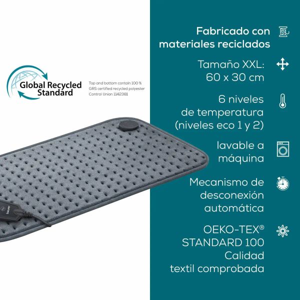 Almohadilla térmica eléctrica