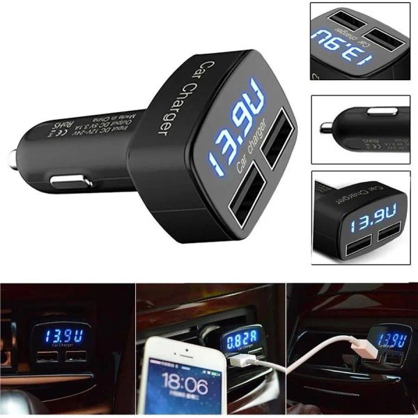 Cargador de auto USB doble