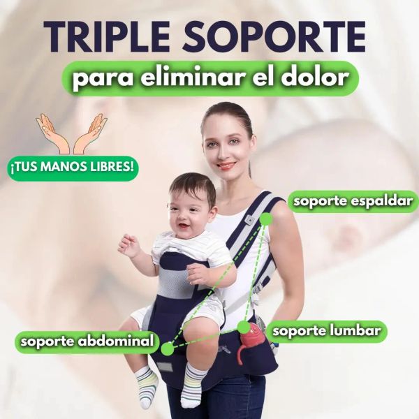 Mochila portabebé ergonómica