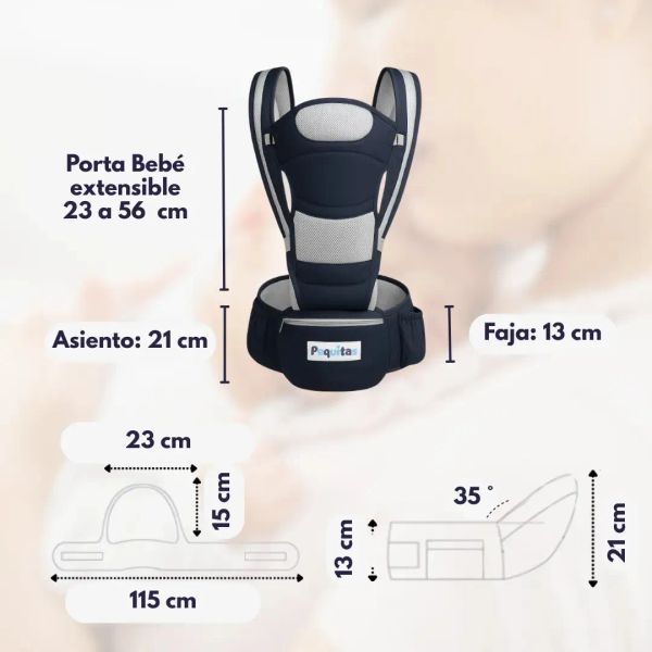 Mochila portabebé ergonómica