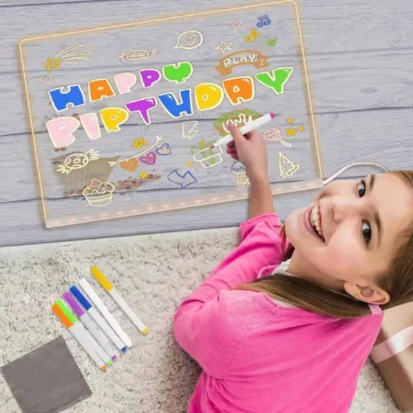 Pizarra doble faz para niños